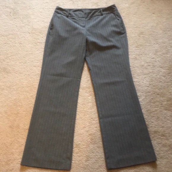 Gray Stripe Dress Pants - Picture 1 of 5